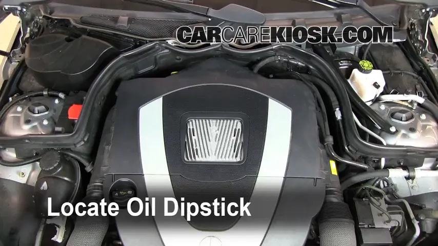 2009 Mercedes-Benz C300 Sport 3.0L V6 Oil Check Oil Level